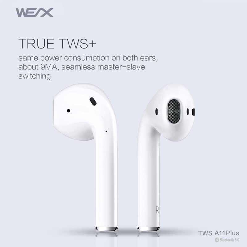 WEX - A11 TWS fone de ouvido Bluetooth