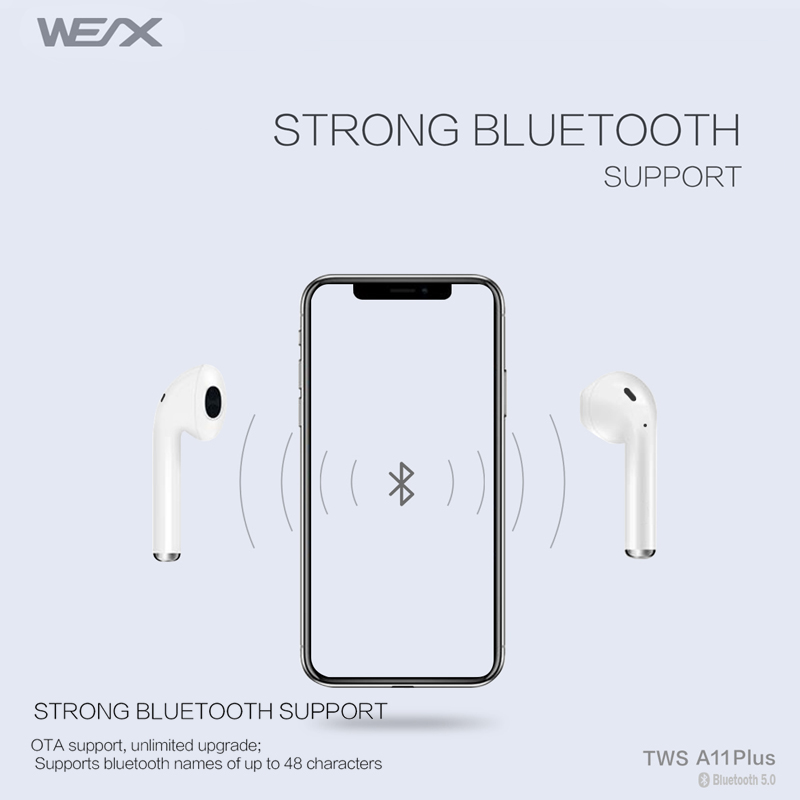 WEX - A11 TWS fone de ouvido Bluetooth
